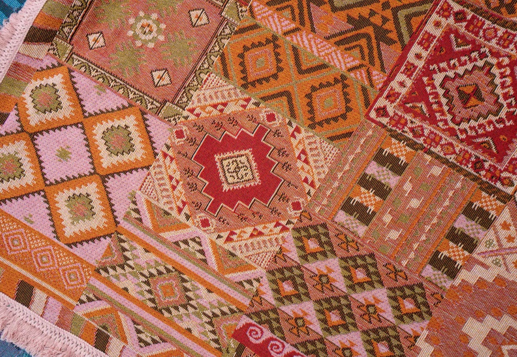 Close up of the The Patchwork Rug by Salty Aura