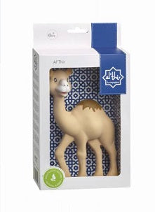 Al'Thir Camel Teething Toy by Sophie La Girafe in box