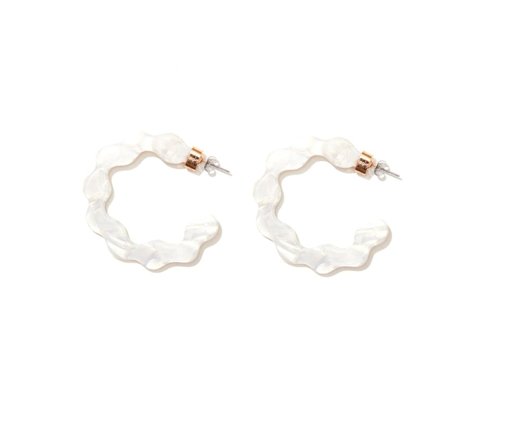 Alice Hoops White by Emeldo