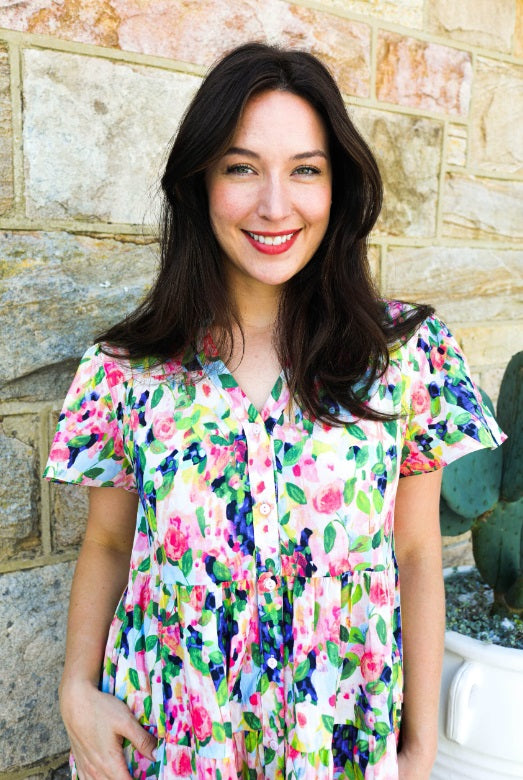 Close up of the Betsy Dress by Boho Australia
