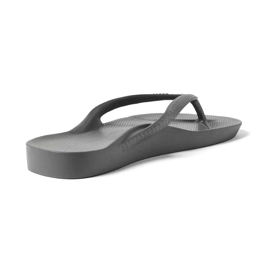 Archies Arch Support Thongs - Charcoal - Arch Support
