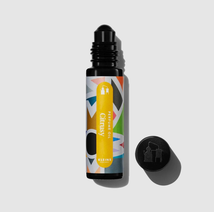 Roll on of the Citrusy Perfume Roll On by Kleins Perfumery