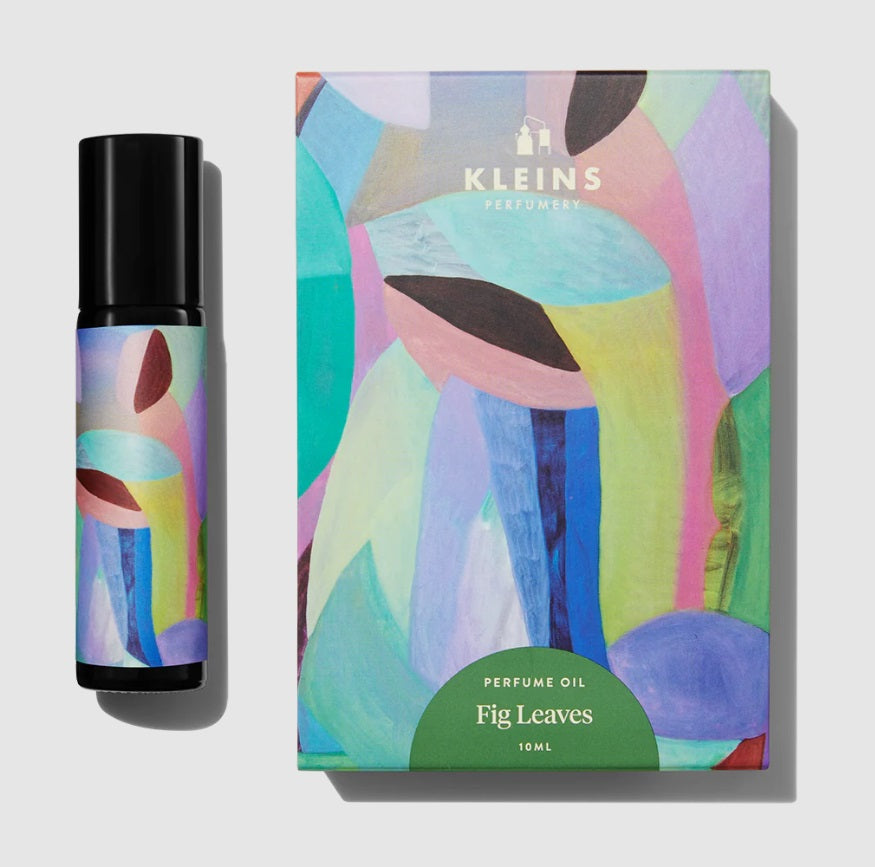 Front of the Fig Leaves Perfume Roll On by Kleins Perfumery