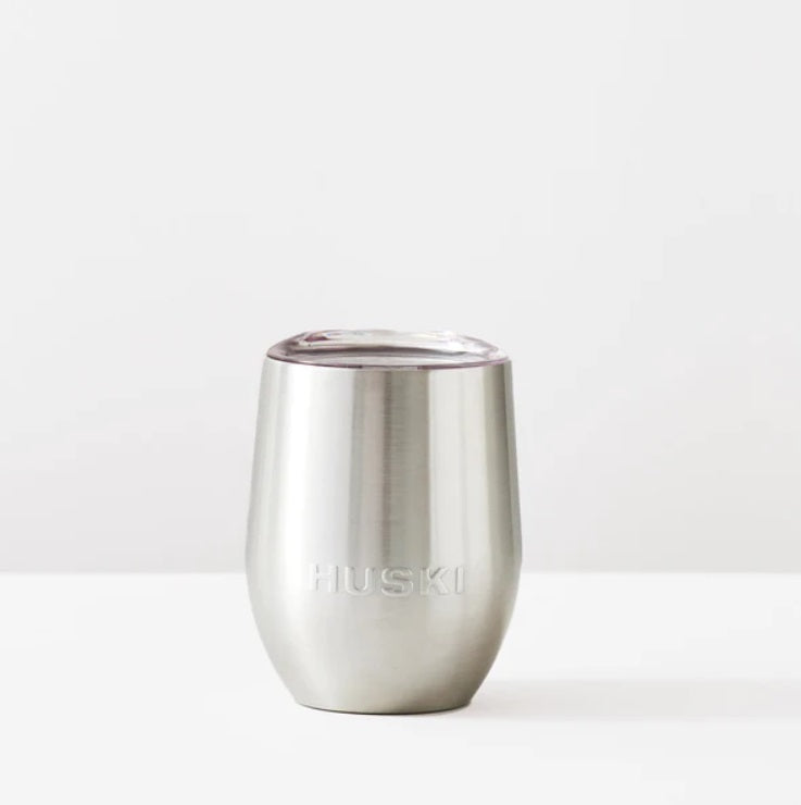 Front of the Insulated Wine Tumbler by Huski