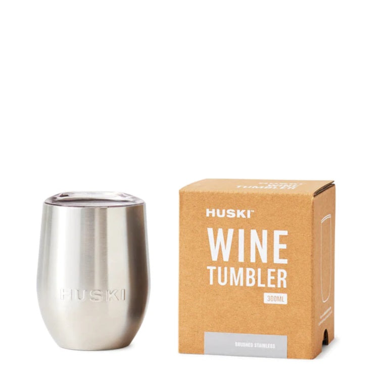 Front of the Insulated Wine Tumbler by Huski