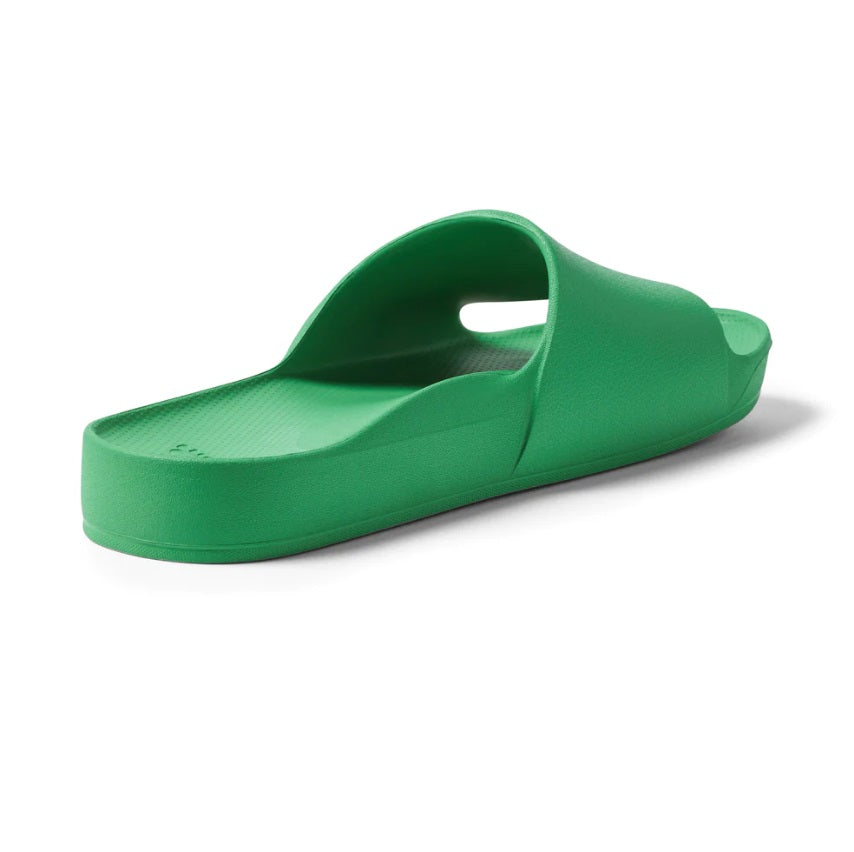 Archies Arch Support Slides - Kelly Green Limited Edition - Arch Support