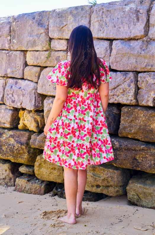 Back view of the Khalid Dress by Boho Australia