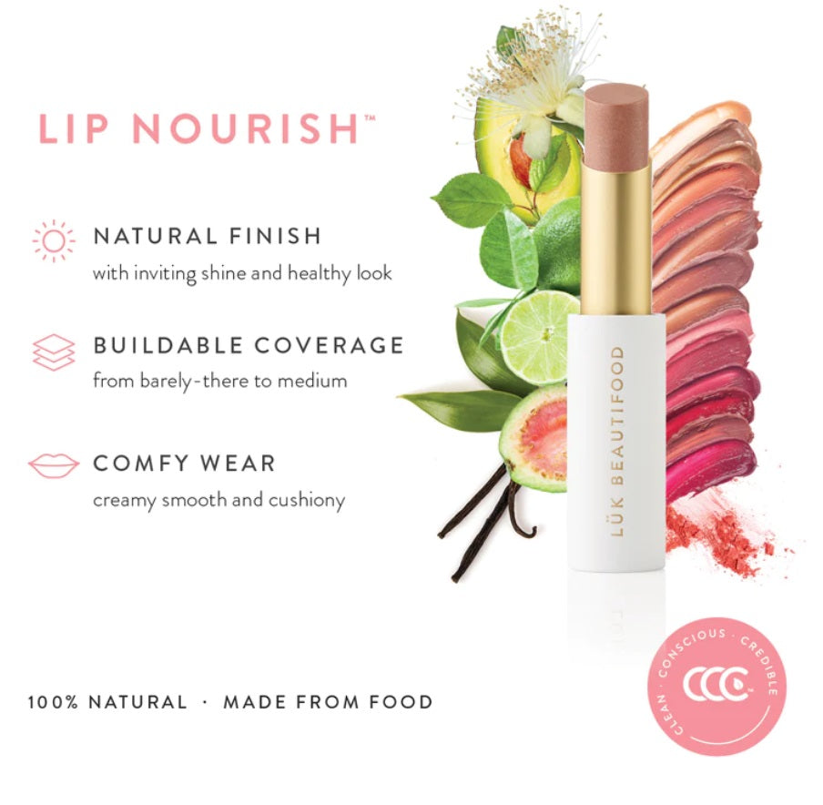 Lip Nourish Natural Lipstick by Lük Beautifood