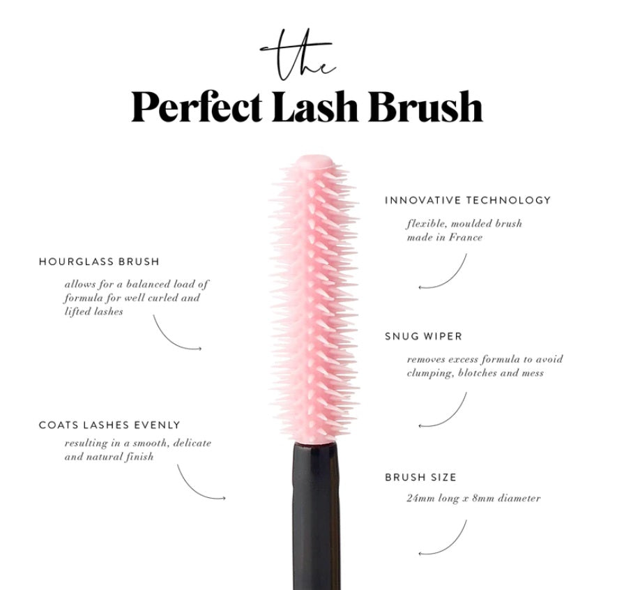 Lash Nourish Mascara brush close up by Lük Beautifood 