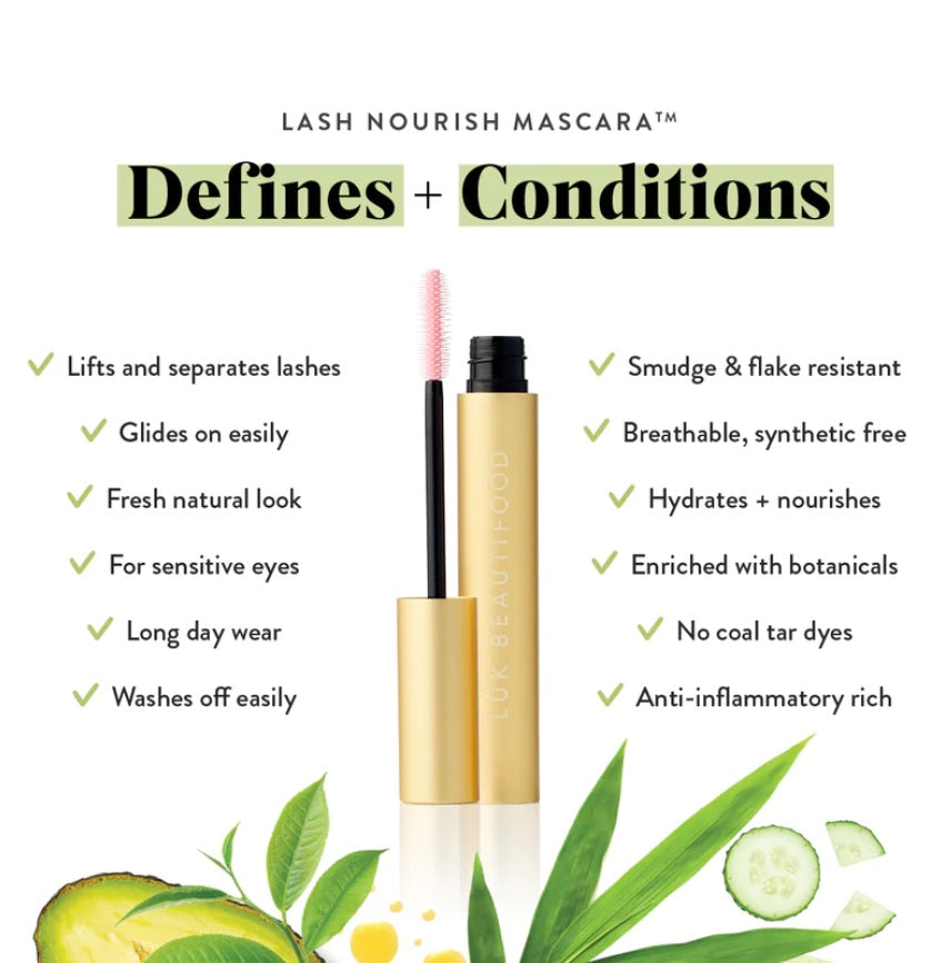 Lash Nourish Mascara Benefits by Lük Beautifood 