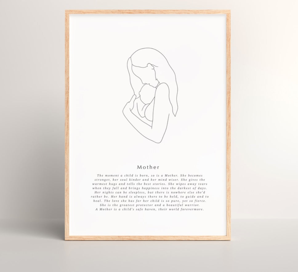 Mother Print by The Salty Burrow