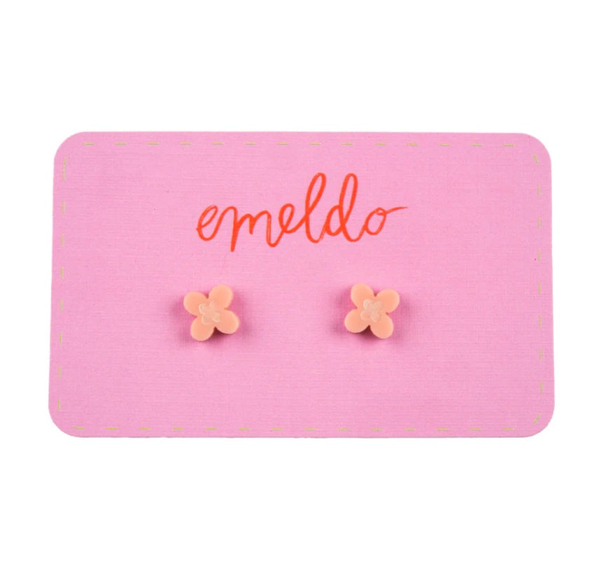 Pale Pink Poppy Stud by Emeldo