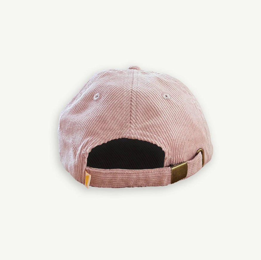 Back of the Rad Kid Cord Cap - Mauve