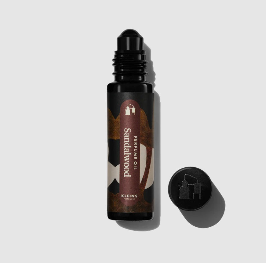 Roll on of the Sandalwood Perfume Roll On by Kleins Perfumery