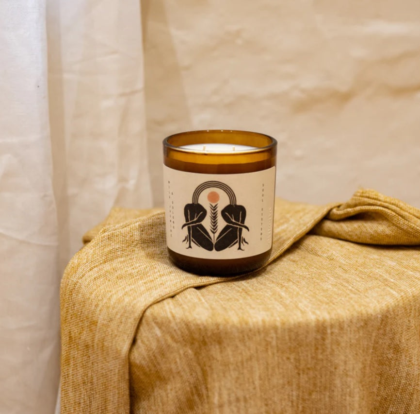 Styled photo of the Etikette Soul Sisters Candle - Wild Jasmine & Oolong