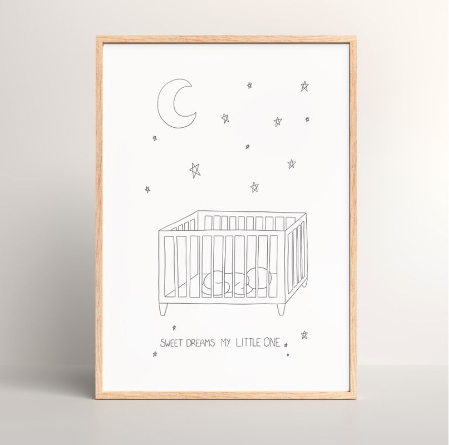 Sweet Dreams Print by The Salty Burrow