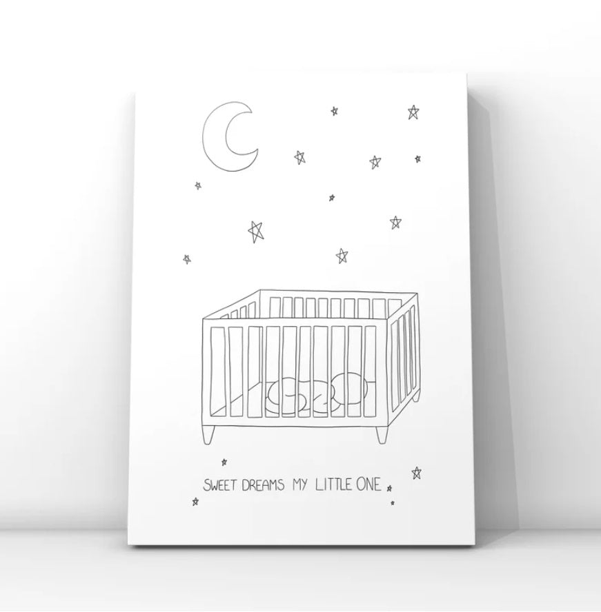 Sweet Dreams Print by The Salty Burrow