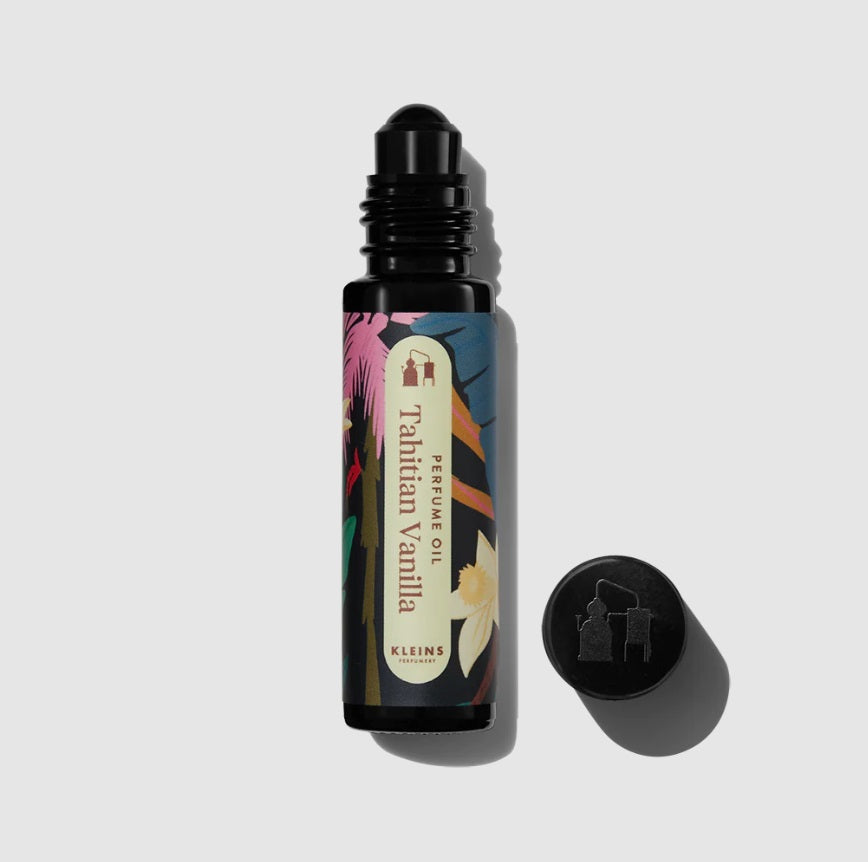 Roll on of the Tahitian Vanilla Perfume Roll On by Kleins Perfumery