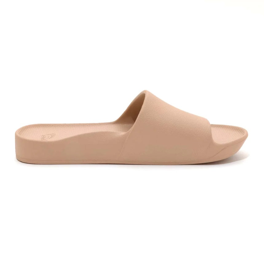 Archies Arch Support Slides - Tan - Side