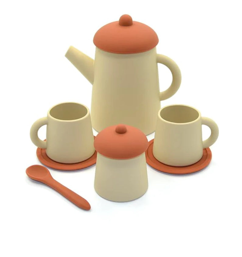 Close up of the Orche Tea Time Set by Little Drop