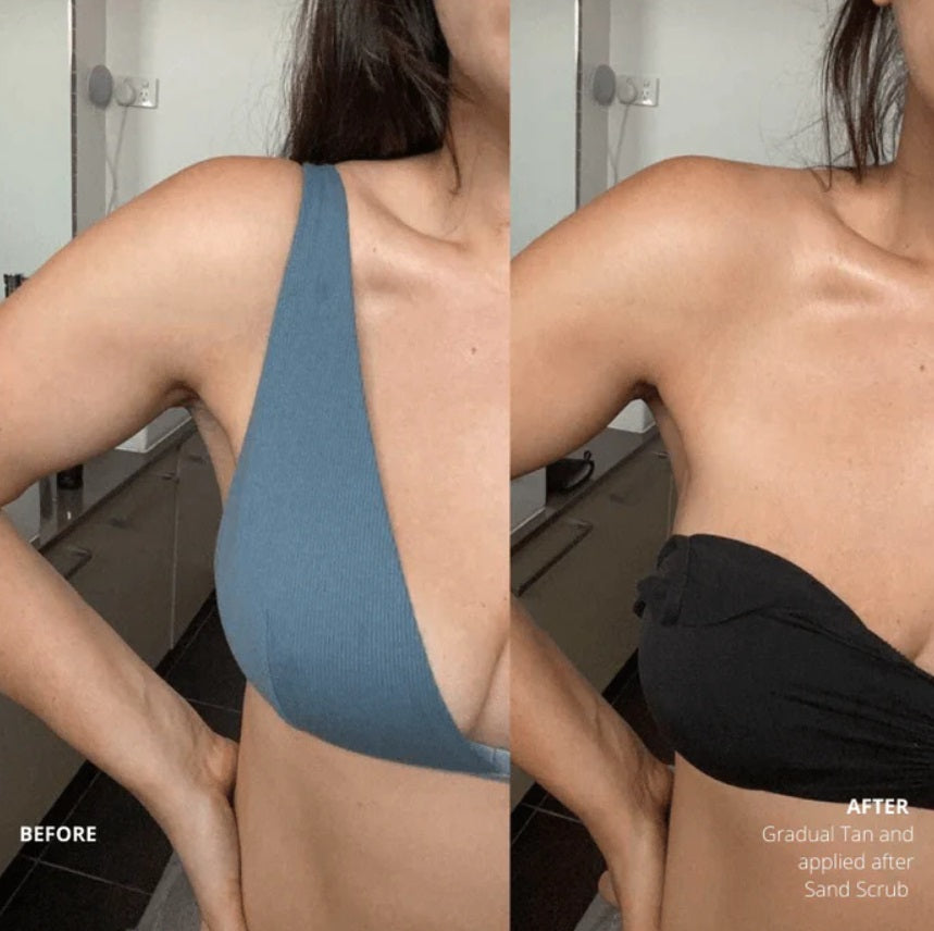 Gradual Tan before and after phtotos