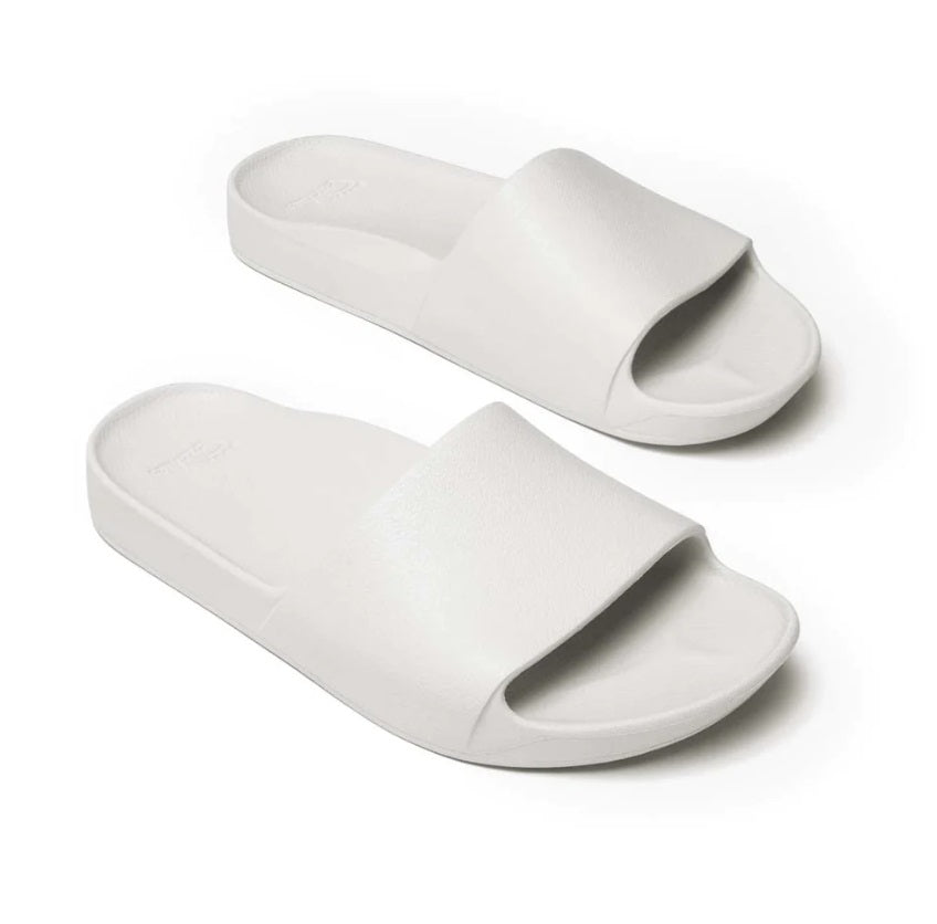 Archies Arch Support Slides - White - Top